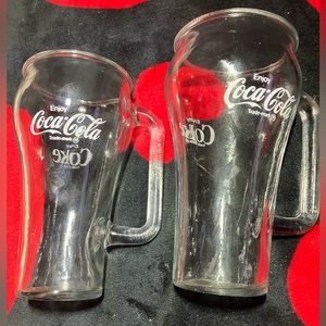 Coca Cola Coke Glass with Handle 16 oz Mug - Libbey Of Canada